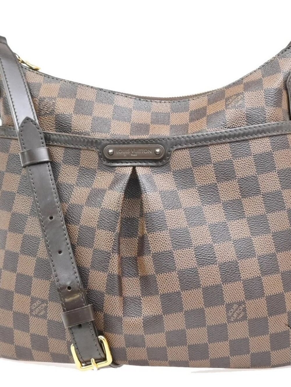 LOUIS VUITTON Bloomsbury PM Shoulder Bag Damier Leather Brown N42251 84KE134